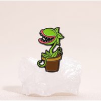 Cannibal Flower Enamel Pin Custom Venus Flytrap Plant Brooches Lapel Badge Accessories Bag Jewelry Gift For Friends