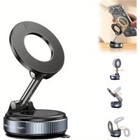 1Pc Upgraded Car Navigation Phone Holder Vacuum Magnet Foldable Multi-Angle Adjustment Strong Magnetic Mount Hot Sale Style