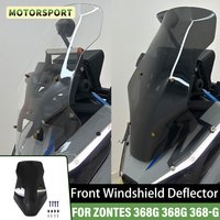 For ZONTES 368G 368 G 368-G 368g Front Windshield Deflector Motorcycle Sport Touring Height Windshield Modified Front Windshield