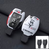 Racing Style Design Car Key Case Cover Key Bag For Mercedes Benz A B C E Class GLS GLA GLK GLC CLS CLA AMG W204 W205 W212 W463