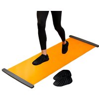 NEW 200cm Sports Fitness Glide Plate for Ice Hockey Roller Skating Leg Exercise Yoga Sliding Mat Core Training Board