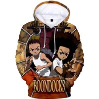 The Boondocks Hoodies 3D Long Sleeve Sweatshirt Men's Hoodie Women Casual Harajuku Streetwear Unisex Oversized Clothes