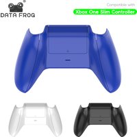 Data Frog Replacement Battery Cover with Hand Grips for Xbox One Slim Wireless Controller Back Shell Kit Hand Grips