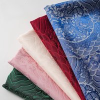 New Chinese Jacquard Fabric Vest Dress Imitation Vinegar Pants Fashion Clothing Designerfabrics for Diy Sewing Cloth