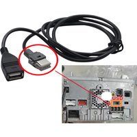 100cm Car USB Cable Adapter 4Pin USB Cable For Alpine Head Unit CD Player Replacement Automobiles Electronics Accessor