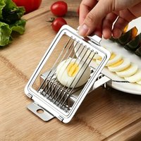 Stainless Steel Egg Slicer Multifunctional Vegetable and Fruit Slicer Durable High Quality Fast Egg Separator Kitchen Gadget