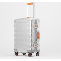 New all-aluminum travel luggage universal wheel men and women fashion metal box business luggage 20/24 inch trolley suitcase