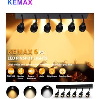 6X20W LED Stage Spot Light Beam Zoom Wash Bar Warm White Color Indoor Dmx512 for DJ Disco Party Art Exhibition Home Club