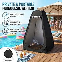 Portable Camping Beach Shower Toilet Changing Tent Outdoor Mobile Toilet Fishing Photography Tent Sun Rain Shelter Privacy Shelt