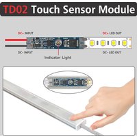 LED light touch sensor switch 12V 24V 8A 96W cabinet light touch sensor dimmer