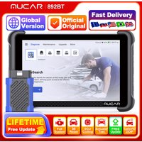 MUCAR 892BT Lifetime Free Car Diagnostic Tools ECU Coding Bidirectional Full System 8 inch CANFD DOIP Automotive OBD2 Scanner