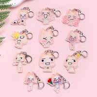 1/11Pcs Game Cartoon Inoue toro Acrylic Car Keychain Cute Backpack Pendant Funny Bag Charms Accessories Decoration Holiday Gifts