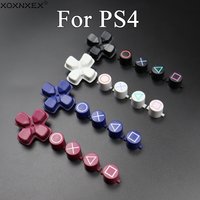 1Set Plastic button For PS4 ABXY Buttons Circle Square Triangle ABXY Cross Button Repair Part For PS4 slim pro controller