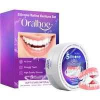 Silicone Denture Set Fit Temporary Orthodontic Fake Tooth Whiten Simulation Braces Modify Natural Smile Beauty Oral Hygiene Care