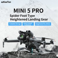 Foldable Landing Gear for DJI Mini 5 Pro Drone Lightweight Height Extended Leg Protector for Mini 5 Pro Quick Release Accessory