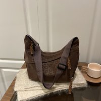Leopard Print Crossbody Bag Women Fashion Large Capacity Hobo Shoulder Bag Casual Multi Pocket Commuter Tote Bag