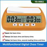 YS-902/YS-9901 Professional Chess Clock Count Up Down Multifunctional Digital Chess Timer Board Game Stopwatch