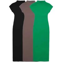 Women Fashion Fitted Knit Midi Dress Vintage O Neck Short Sleeve Female Dresses Vestidos Mujer