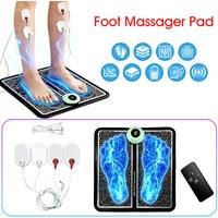 Electrical Muscle Stimulation Foot Massager Pad Pulse Microcurrent Physiotherapy Leg Slimming Foot Exercise Ion Detox Spa