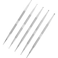 Stainless Steel Nail Art Dotting Pen with Dual Heads, Multifunctional Design for Dotting and Decorating, Dual-Purpose Tool for Nail Art, Can Be Used for Dotting