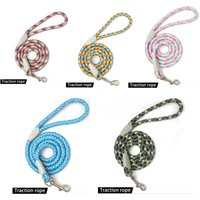 Streamer Nylon Dog Leashes For Small Medium And Large Pet Dogs Safety Reflective Outdoor Training Leash Dog Walking Lead Rope