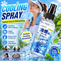 Portable Instant Cooling Spray Summer Physical Cooling Mild Non Irritating Fast Cooling for Outdoor Military Training Gym Travel