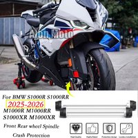 Front Rear wheel Spindle Crash Protection For BMW S1000R S1000RR S1000XR M1000RR 2025-2026 Front Rear wheel Protection