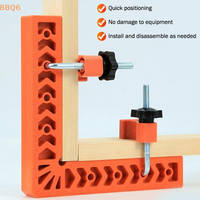 *4Pcs 3 Inch 90 Degree Right Angle Positioning Ruler Woodworking L Type Fixing Clamp Locator