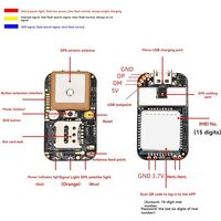 Y16A ZX908 Mini 4G GPS Tracker PCBA Chip Board for Vehicle Car Person Tracking System Wireless WIFI Beidou Satellite Locator