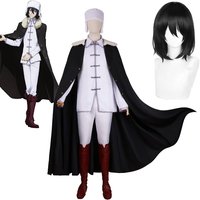 Anime Fyodor Cosplay Costume Bungo Stray Dogs Fyodor Mikhailovich Dostoevsky Wig Props Halloween Carnival Fyodor D Uniform Set