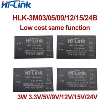 Free Ship Hi-Link Low Cost 3W 3.3V/5V/9V/12V/15V/24V 220V HLK-3M03B/3M05B/3M09B/3M12B/3M15B/3M24B AC DC Power Supply Module