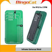 YCS MY avec cadre – Moule d'alignement universel pour iPhone 12-17 Pro Max – Outil de réparation et d'alignement pour le collage du support d'écran tactile