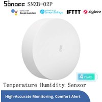 SONOFF SNZB-02P Zigbee Wireless Temperature and Humidity Sensor Smart Home Sensor Smart Home Voice Control Easy Micro Link