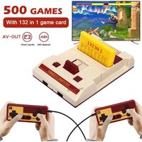 8 Bit Video Game Console Built in 500 Classic Games Family Computer TV Game Console Support Game Cartridge For FC Retro Gaming