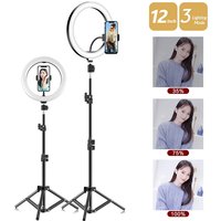 26cm LED Selfie Ring Lamp Photographic Selfie Ring Lighting USB Remote Fill light For Tiktok Video Live with Phone Holder Tripod