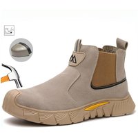 Steel Toe Safety Shoes for Men Women Slip Resistant Work Shoes Sneaker Outdoor Protective Work Shoes Outdoor Security Boots Men
