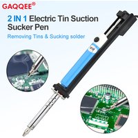 AC 110V/220V Elektrische Zinn Saug Sucker Stift Lötkolben 30W PCB Solder Saug Entlötmaschine Vakuumpumpe schweißen Werkzeuge