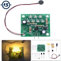 LED Rhythm Light DIY Kit Sound Control Music LED Flashing Melody Light Suite Electronic Components Welding Practice
