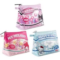 Hello kitty cartoon series makeup bag kuromi Japanese kawaii cute fashion toiletries large capacity travel exquisite storage bag