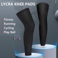Summer Cycling Leg Compression Sleeves Outdoor Sports Quick Dry Knee Protection Leggings Running Basketball Anti Legs Non-Slip