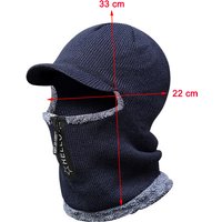 AliExpress WRELS Winter Riding Mask Thickened Plush Knitted Neck Cover Balaclava Mask Windproof Anti-cold Outdoor Motocycle Ski Full Face Cover