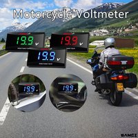 KOSO Voltmeter Motorcycle Waterproof Universal Volt Meter LCD Digital Display For Yamha NVX XMAX300 NMAX Honda