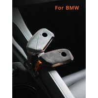 High-quality Suede Car Remote Key Case Cover Shell for BMW 7 Series 735i 740Li X7 X1 U11 2023 I7 G07 LCI XM Keychain Key Shell