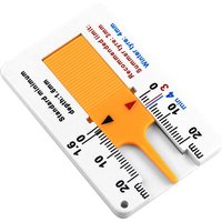 Tyre Tread Depth Depthometer Car Wheel Tread Depthometer Tread Ruler Wheel Measure Tool Plastic Measure Tool