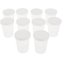 10PCS/set Clear Liquid Pill Measuring Cups 50/100ml Travel Pill Box Medicine Organizer Holder Cup Container For Liquid Medicine