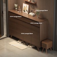 Indoor Solid Shoe Cabinets Wood Frame Foyer New Shoe Cabinets Simple Storage Nice Home Furniture Kast Voor Schoenen ZY40XG
