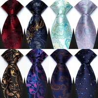 Men's Classic Paisley Tie Luxury Floral Dot 8cm Jacquard Neck Tie Necktie For Men Business Wedding Party Daily Wear Accessory