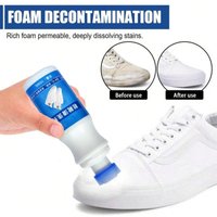 White Shoe Cleaner 100ml Foam Waterless whitening Remover gentle Efficient nursing Leather Shoe Cleaner for Leather Mesh Fabric