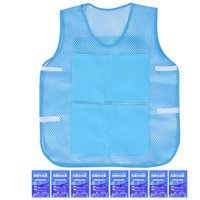 AliExpress NONE Cooling Vest Lightweight Breathable Cool Jacket Pocket Construction Vest for Hot Weather Construction Traffic Warehouse Cycling