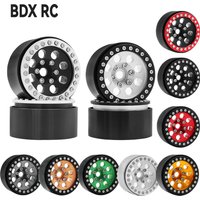 1/10 RC Crawler Car 1.9 Inch Metal Beadlock 8 Round Hole Wheel Hub Rim dla TRX4 Axial SCX10 III RBX10 Capra Akcesoria